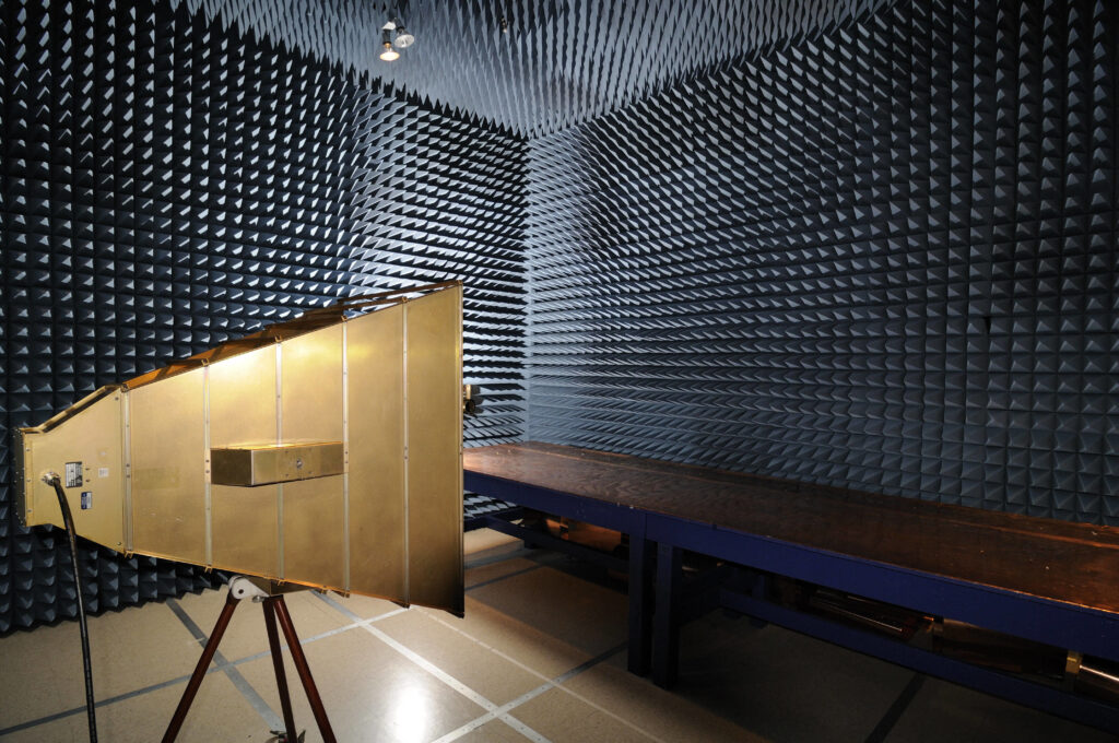 A semi-anechoic chamber in Chatsworth