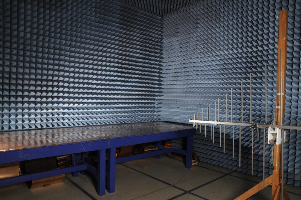 A semi-anechoic chamber in Chatsowrth